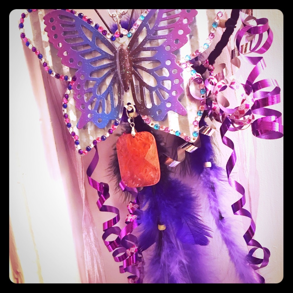 Huge butterfly necklace!